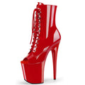 Women Pole Dance Shoes PU Open Toe Ankle Boots Lady Nightclub Exotic Pole Dancer Shoes