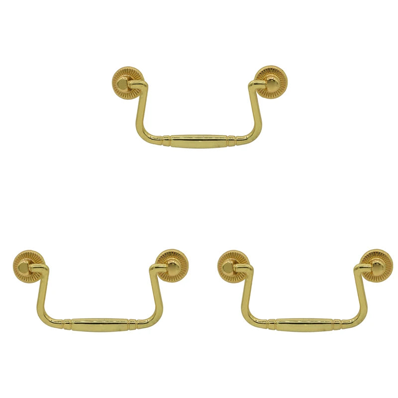 Custom Gold Metal Handles for Chest of Drawers
