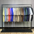 Wholesale Men's Street Style T-Shirt Oversized Heavy Cotton 100% Knitted Fabric 230gsm Blank Design