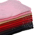 New Fashion Malaysia Monochrome Long Scarves Wholesale Women Cheap Headscarf Scarves
