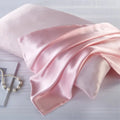Custom Imitation Silk Pillowcase Rectangle Shape Breathable Satin Silky Soft Hair Skin Friendly Envelope Pillow Cover for Home