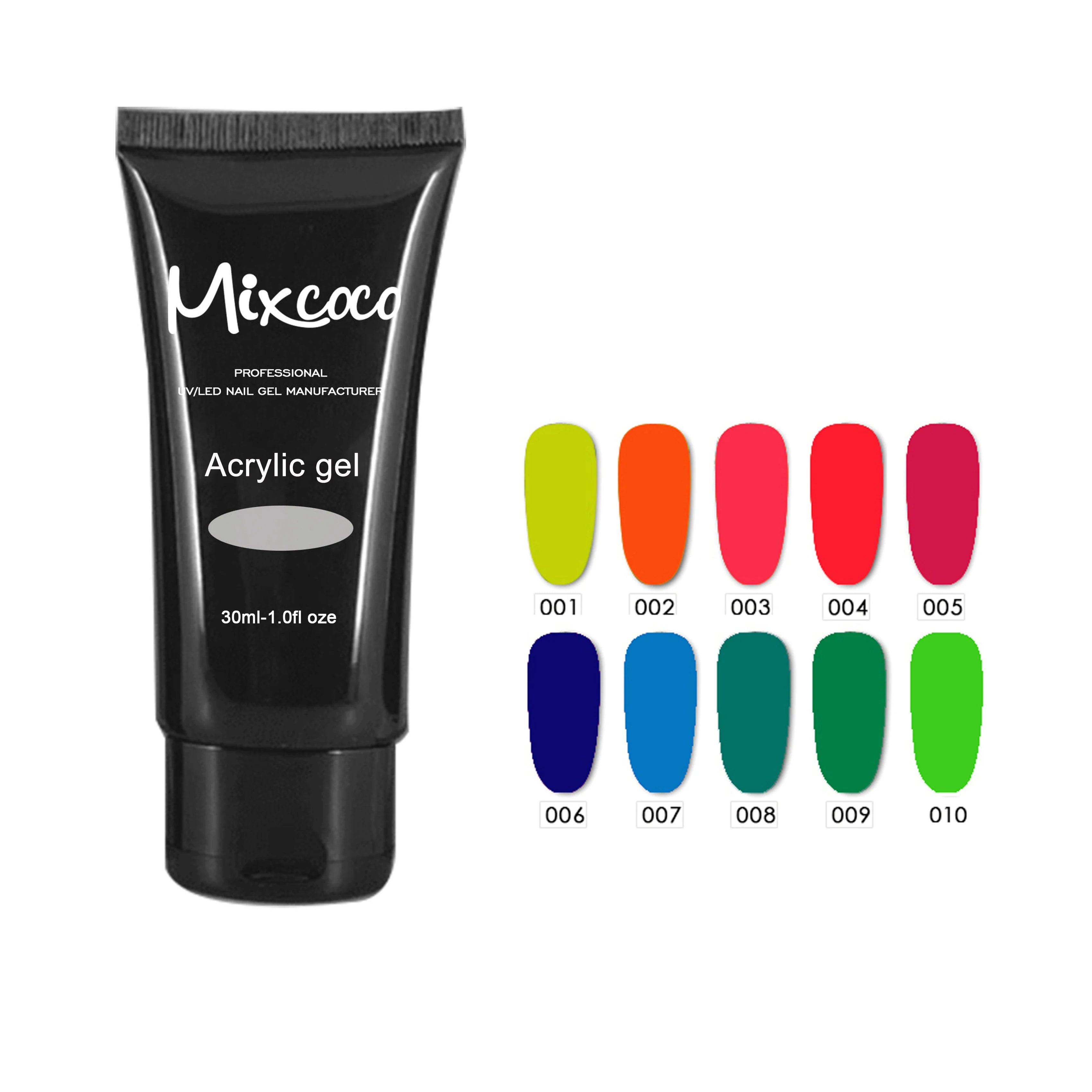 2026 New Arrival Mixcoco Nails Art Painting Salon Supplies Professional Nail Product Soak off Nail Gel Long Lasting Acrylic Gel