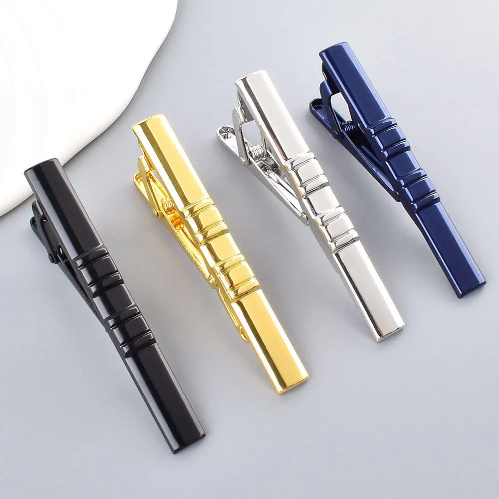 Hot Selling Line Style Tie Clip Simple Men's Business Formal Tie Clip Luxury Wholesale