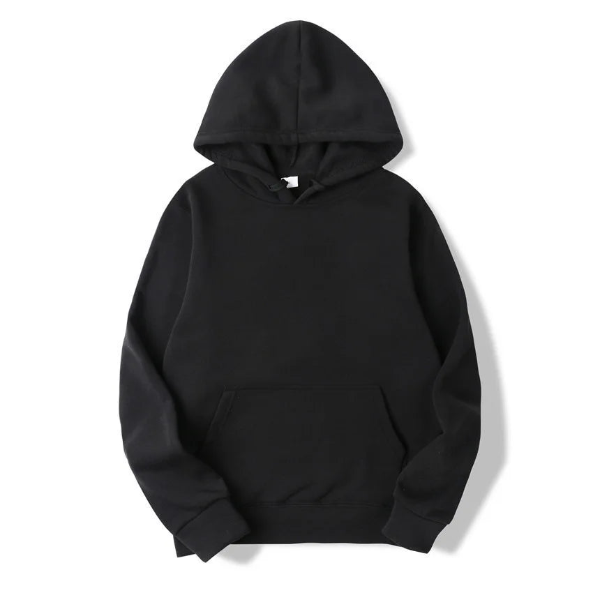 High Quality Polyester/Cotton Fleece Winter Men's Oversized Loose Fit Puff & Silicone Printed XL Custom Hoodies