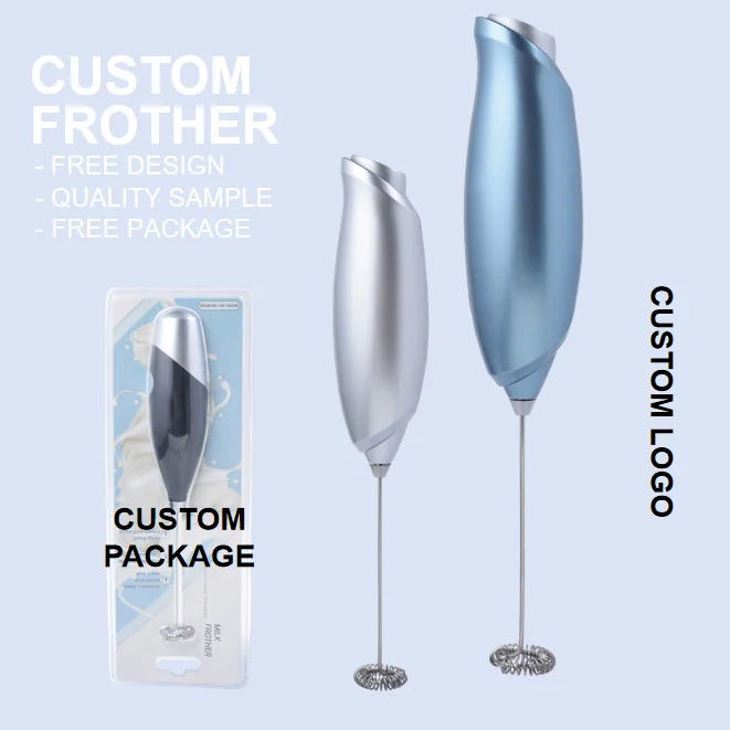 USB Milk Frother Handheld  Manual Milk Frother Electric Food Mixer Handheld Milk Frother