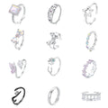 Fine S925 Women Jewelry Wholesale Open Rings Special Design New Type Adjustable Ring 925 Sterling Silver Zircon Ring Jewelry