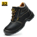 ZG 1088 EU Standard Men's Winter Safety Shoes Hot Sale S3 Anti-Smash Steel Toe Construction Waterproof Work Boots for Men