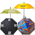 Custom Logo Print Luxury Straight Umbrella for Golf Promotions