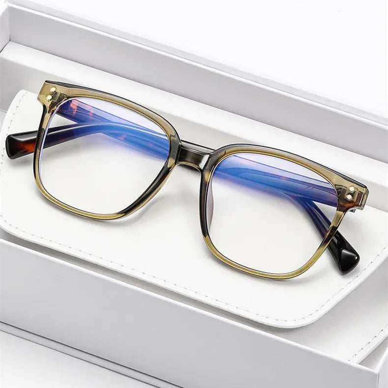 NEW Fashion Unique Man square TR90 Optical Frames Hand Made Eyewear Eye Glasses Custom OEM Eyeglasses Frames