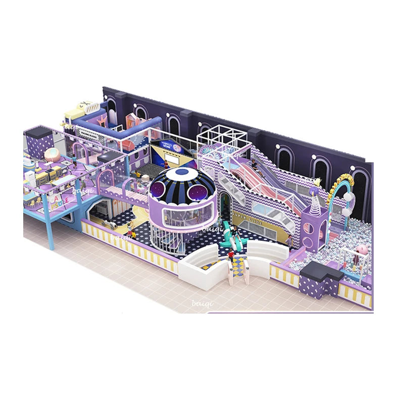 Commercial Small Indoor Playground Manufacturer  Amusement Park Children Entertainment Equipment for Sale