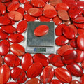 Hongzhuo Hot Sale Natural Semi-precious Red Jasper Oval Massage Stones for Decoration