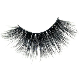 Wholesale 25mm Dramatic Natural 3D Mink Eyelashes Handmade Thick Colorful False Eyelashes with Mix Length Box Included