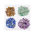 Bulk Natural Healing Mix Quartz Stones Rose Quartz Citrine Gravel Crystal Chips with Hole