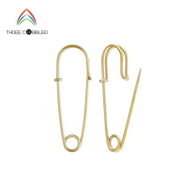 Non Tarnish Jewelry Clasp Accessories Decorative 14K Gold Filled Brooch Pins