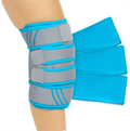 Knee Wrap Gel Ice Packs Hot Cold Therapy Flexible Compression Knee Support Brace Knee Ice Pack Strap