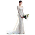 Mermaid Wedding Dresses New Sequin Princess Wind Niche Tail Bridal Gown Wedding Dresses for Women 2023
