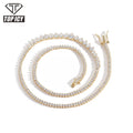New Fashion Iced Out Tennis Chain Necklaces Hip Hop Graduated Size CZ Diamond Tennis Necklace 18K Gold Plated Men Gift