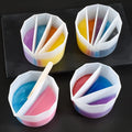 12961 DIY Silicone 2/3/4/5 Cavity Pour Split Cup Silicone Paint Pouring Cup