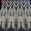 Glitter Metallic Print Fabric With Embossed Foam Pattern Sparkle Silvery White French Tulle Fabric Shining Wedding Lace Fabric