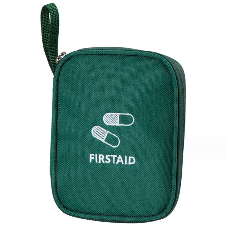 Mini Classify Portable Polyester Medicine Bag First Aid Kit Foldable Lightweight Small Medical Bag for Mask Storage