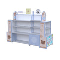 Maternal and Child Store Display Metallic Dish Rack Customizable Light Duty Single Sided for Shopping Malls & Supermarkets