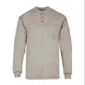 Factory Supply Custom Logo Anti-Static Workwear  Fire-Resistant Printing Flame Retardant Work Shirts
