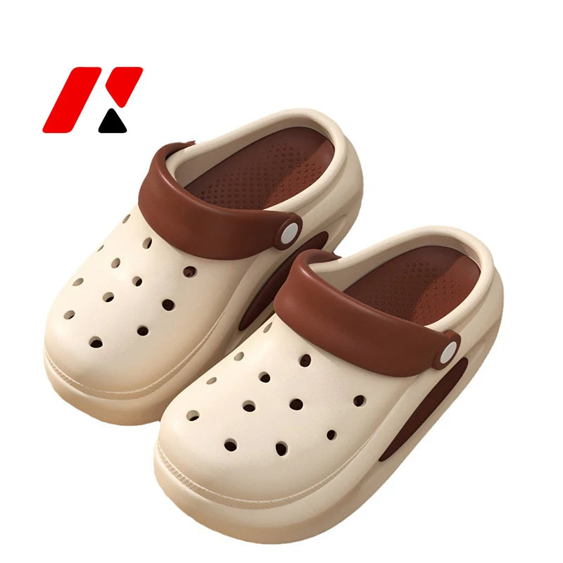 Women's Summer Eco-Friendly 4cm Height Increase Garden Clogs High Heels Eva With Waterproof Feature Clogs Shoes for Women