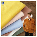 Guangzhou Supplier Wholesale Price Solid 300gsm Woven 8W Polyester Spandex Stretch Corduroy Fabric for Garment