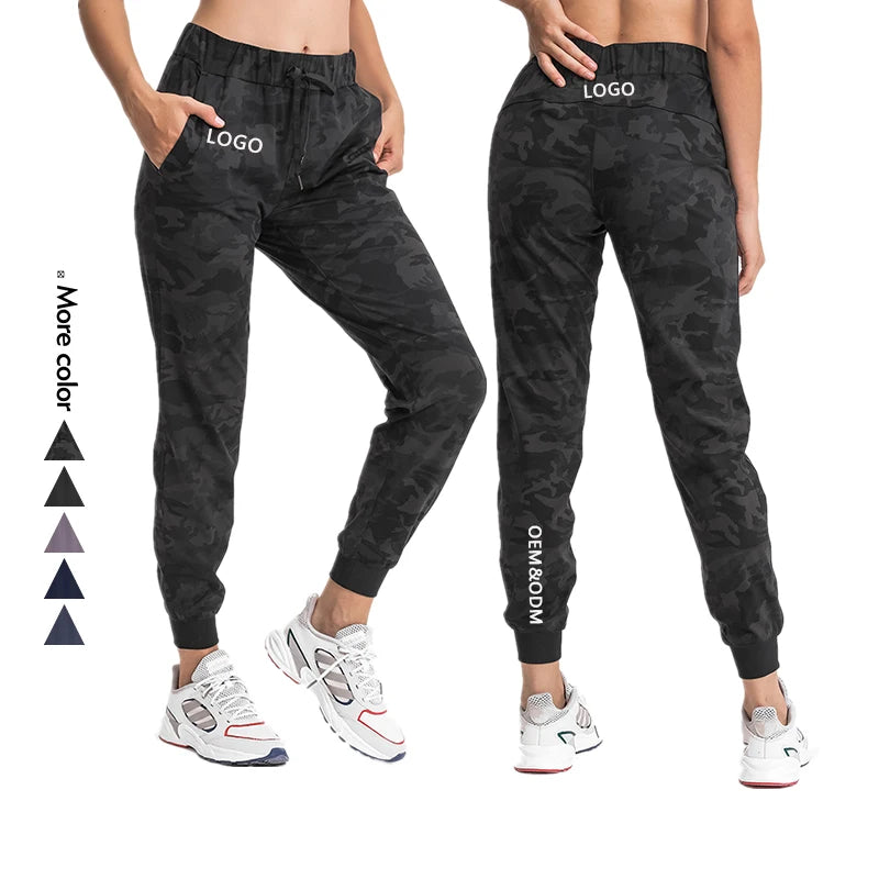 Xsunwing Custom LOGO Trackpants Blank Sweatpants Soft Aesthetic Yoga Pants Running Sweat Women Jogging Pants With Pockets WDQ022