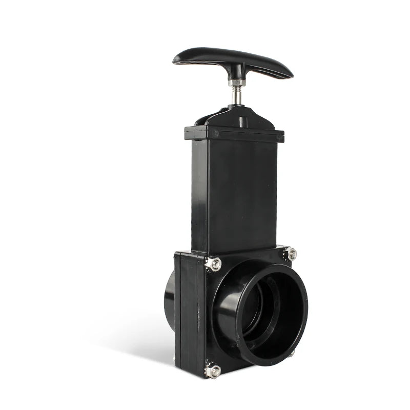 TYTXRV RV Exterior Accessories 50/63/75mm RV Knife Water Gate Valve Portable Manual Control PVC Sewage Waste Gate Valve