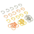 1000pcs/Lot 4/5/6/7/8mm Metal DIY Jewelry Connector Findings Open Single Loops Jump Rings Split Ring