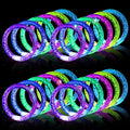 Neon Glow in the Dark Party Supplies Light up Party Favors Gifts for Kids Adults Glow in the Dark Bracelets