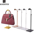 New Product Explosion Stainless Steel Handbag Holder Stand  Adjustable Height Bag Rack for Shopping Mall Use