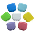 Colorful Mouth Guard Box / Dental Orthodontic Invisible Braces Denture Storage Aligner / Retainer Case
