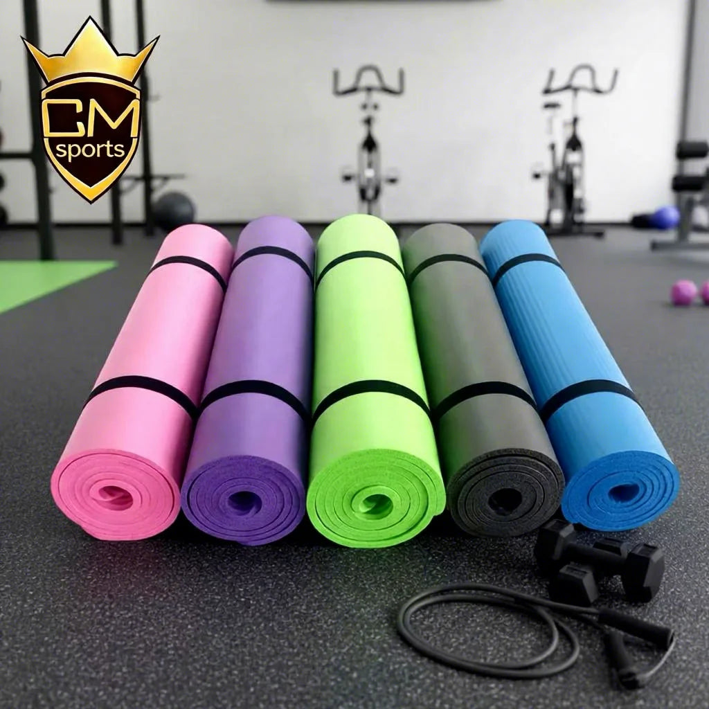 CHENGMO SPORTS Anti-slip Fitness Eco 10mm Yoga Mat Factory Price Manufacture Travel Yoga Mat Foldable