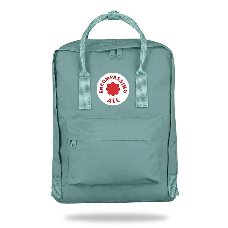New Style Polyester Waterproof Custom Logo Hiking Camping School Backpack