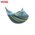 WOQI Lightweight Cotton Swing Hammock for Multiple People 250 X 150 cm Load Capacity 150 kg Travel Camping Outdoor Adventures
