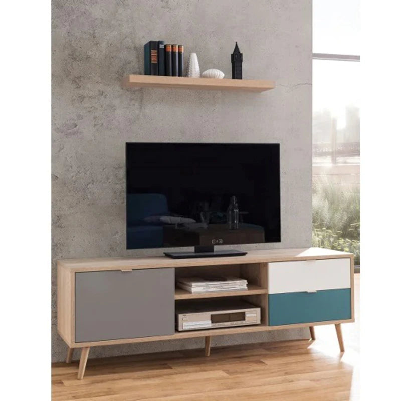 Nature Living Room Furniture Simple  Wooden  Pb Modern Tv Stand