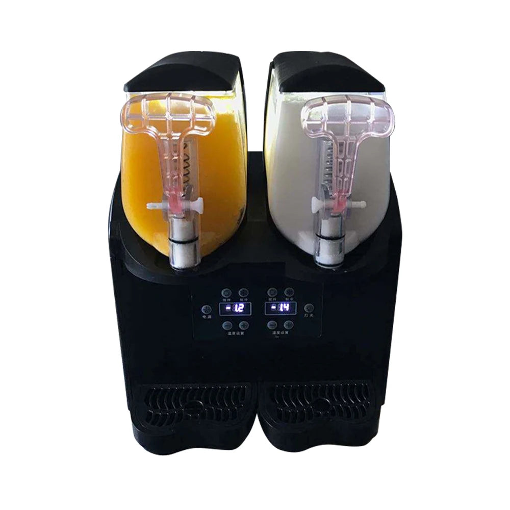 Commercial Use Factory Price 3L*2 Slushy Cheap Price Granita Ice Frozen Drink Slush Machine Desk Top Best Frozen Drink Machine