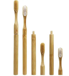 Replacement Head 100% Natural Eco Friendly Reusable Biodegradable Organic Bamboo Toothbrush Cleaning Brush