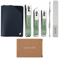 Different Color  Luxury Durable Nail Cutter  Manicure Tools Sharp 4pcs  Nail Clipper Set With Nano Nail File