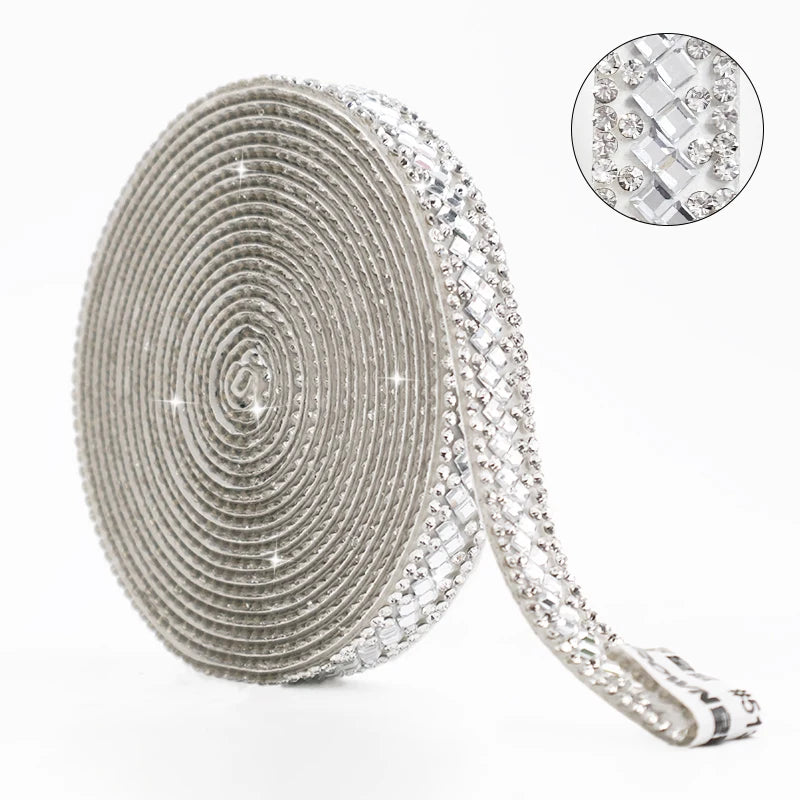 Wholesale Crystal Rhinestone Adhesive Trim Bling Trim Stone Hot-Fix Hot Selling Rhinestones Ribbon