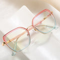 MS 97711 Women's Classic Style Optical Glasses New Large Frame with Gradient Color and Anti-Blue Light Tempered Lens MegaBDM