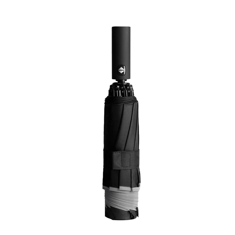 Unique Exclusive Design Auto Open and Close 3 Fold Umbrella With Reflective Stripe