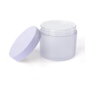 Luxury Body Butter Cream Scrub Empty clear Frosted PETG Jar ABS Lid 250g Skin Care Eye Cream Lipstick Facial Cleanser Face Mask