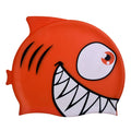 GD Custom Logo Fish-Shaped Silicone Swimming Caps Kids' Bulk Applicable Swimming Gear