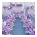 Wholesale Purple Silk Artificial Flowers for Wedding Decor Customized Wedding Garlands & Wreaths Centerpiece Decorations