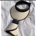 Summer Straw Woven Empty Top Hat Female Summer Foldable Sunscreen UV Large Brim Sun Hat