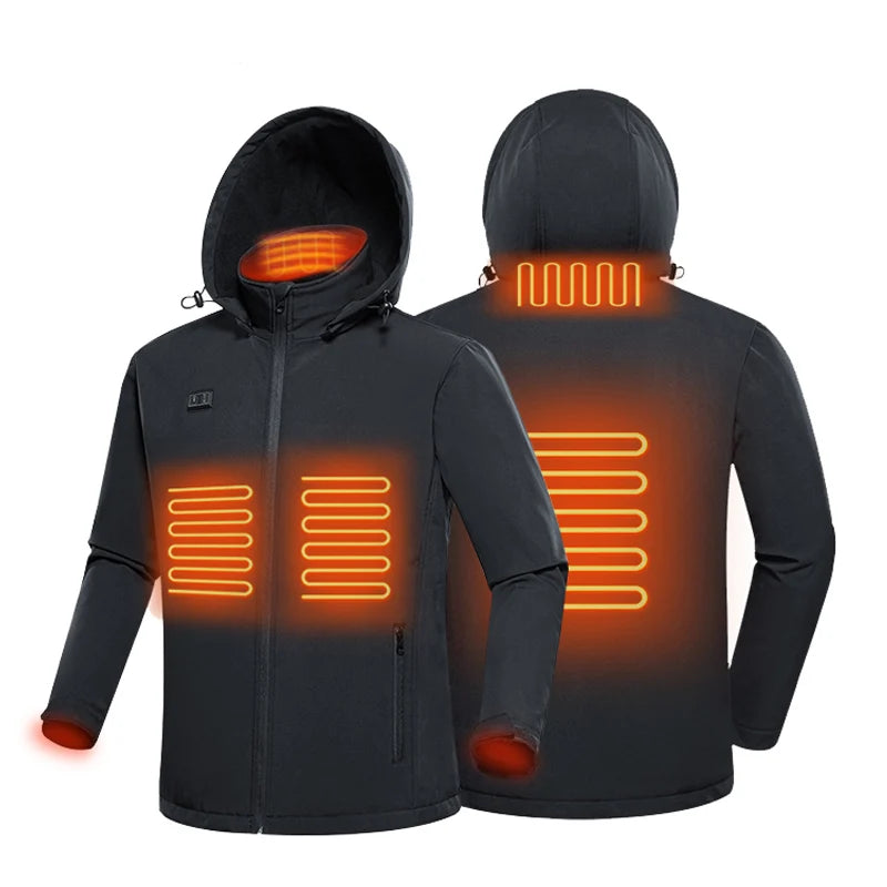 Hot Selling USB Rechargeable Electric Jacket Battery Operated Winter Clothing Heating for Extreme Weather Fabric Material