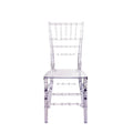 Transparent Disassembled Plastic Modern Chiavari Chair-Stackable & Water Proof for Banquet Entry & Park Use
